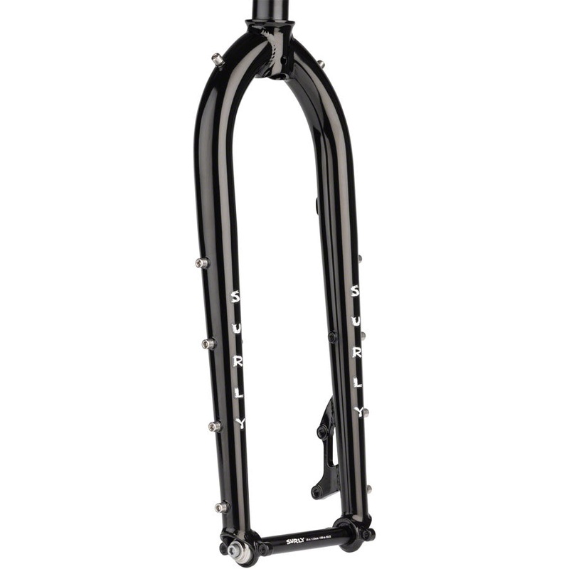 Dinner Fork Assembly – 420mm 27.5″ 15x110mm Thru-Axle 1-1/8″ Straight Steerer Steel BLK
