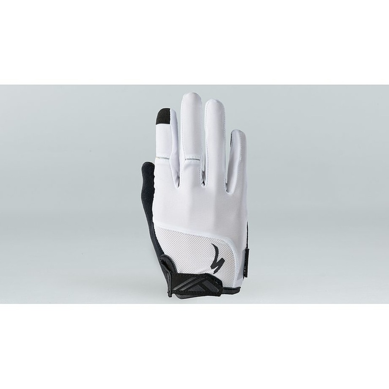 Specialized bg dual gel glove lf white l
