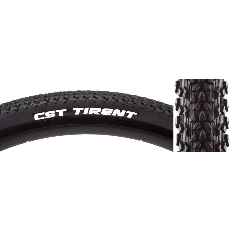 Tire Cstp Tirent 700X40 Black/Bk Wire Dc/Eps