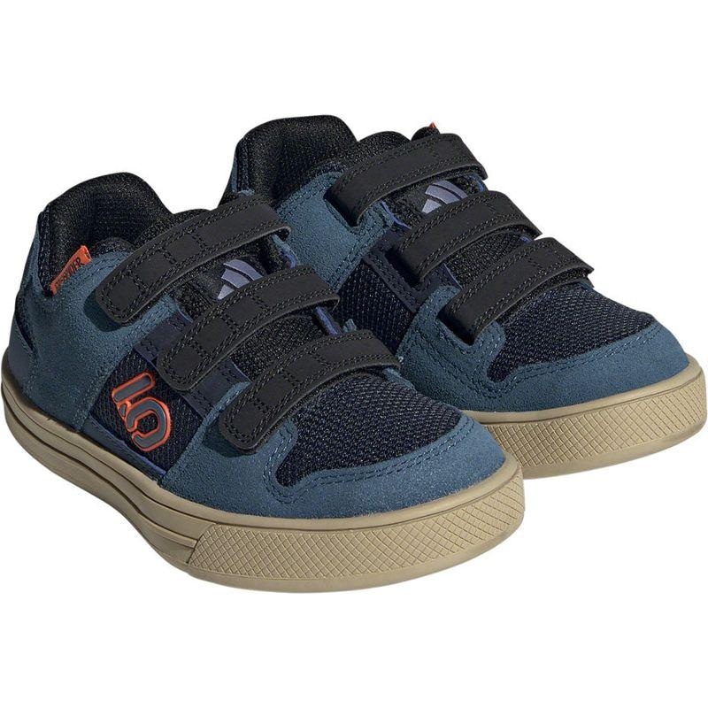 Five Ten Freerider Kid’s VCS Flat Shoes – Youth Legend Ink/Wonder Steel/Impact Orange 2K
