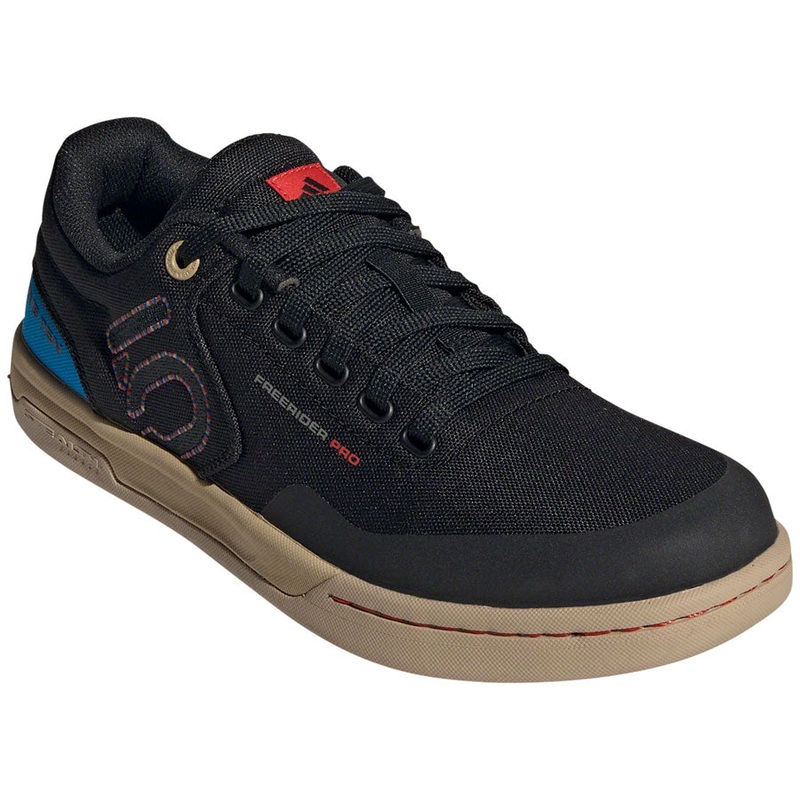 Five Ten Freerider Pro Canvas Flat Shoes – Mens Core BLK/Carbon/Pulse Lime 13
