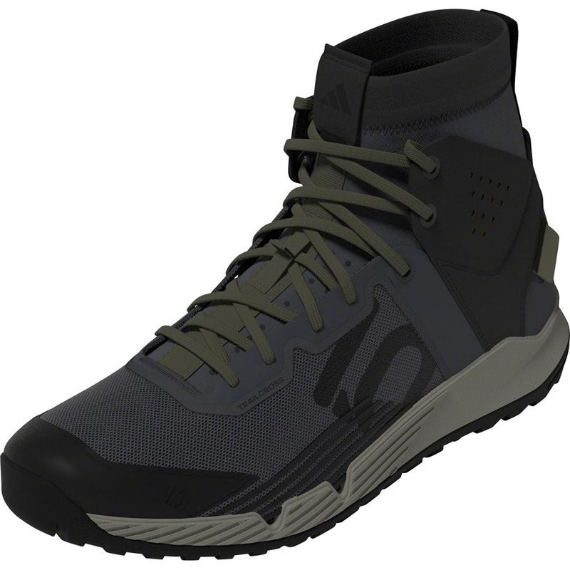 Five Ten Trailcross Mid Pro Flat Shoes – Men’s Gray Six/Core Black/Olive Strata 7