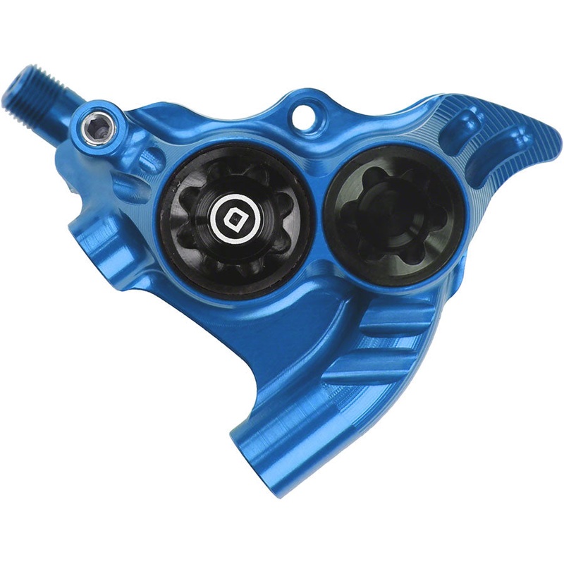 Hope RX4+ Disc Brake Caliper – Flat Mount Rear, +20mm, DOT Type, Blue