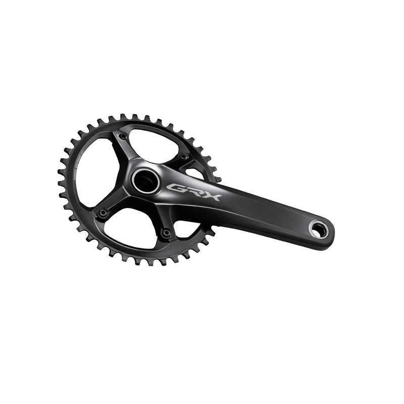 Shimano GRX FC-RX810-1 Crankset – 172.5mm 11-Speed 40t 110 BCD Hollowtech II Spindle Interface BLK