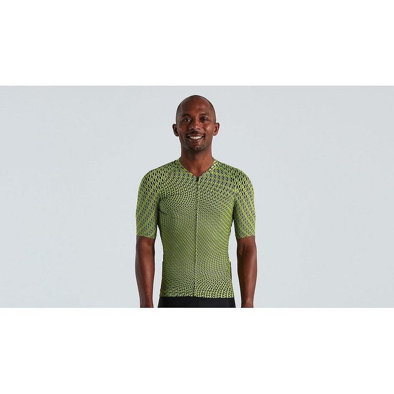 Specialized sl bicycledelics jersey ss men hyper green/black xxl