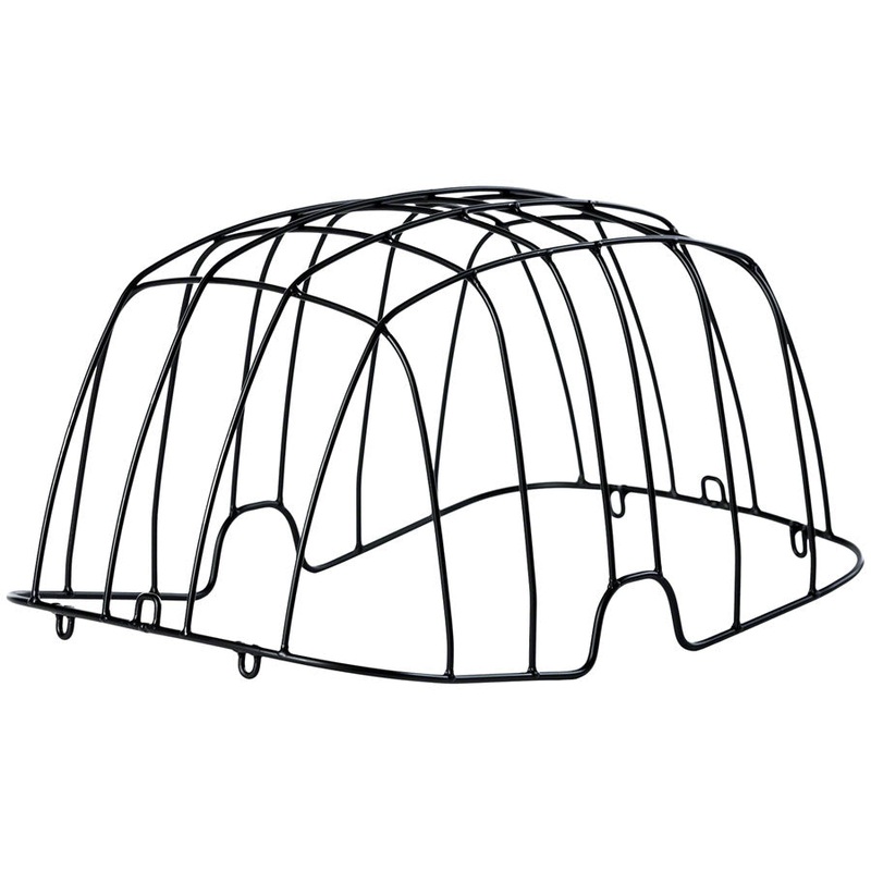 Basil Buddy Dog Basket Space Frame – Black