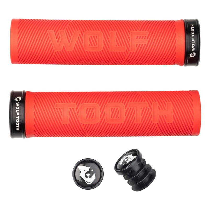 Components Echo Lock-On Grip Set Red/Black