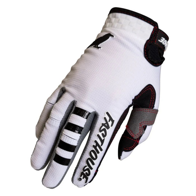 Fasthouse Elrod Air Glove – White-Black