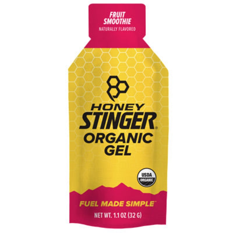 Honey Stinger Energy Gel Fruit Smoothie, 24/Box Organic Energy Gels Honey Stinger Nutrition