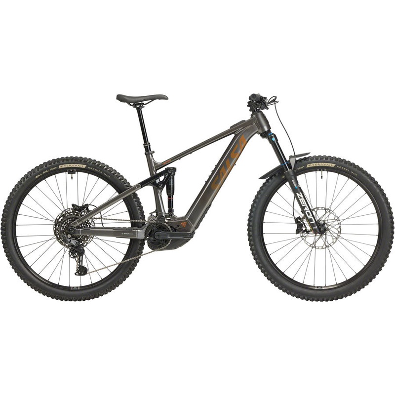 Salsa Notch Cues 10 Ebike – 29″ Aluminum Charcoal Black Large