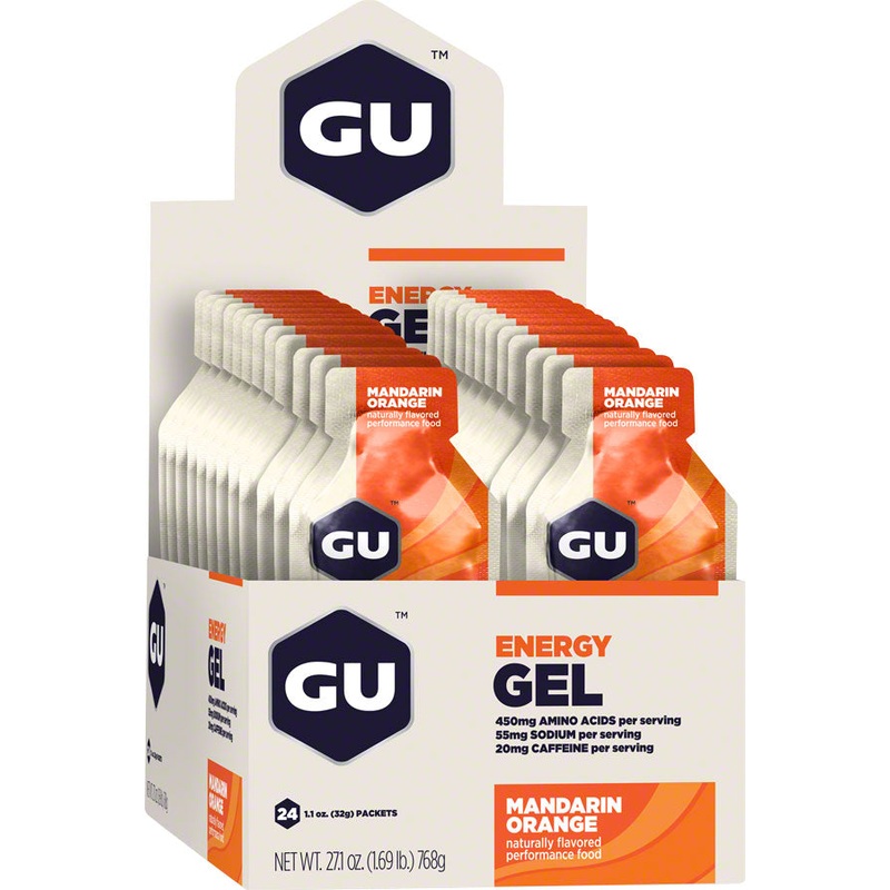GU Energy Gel – Mandarin Orange, Box of 24