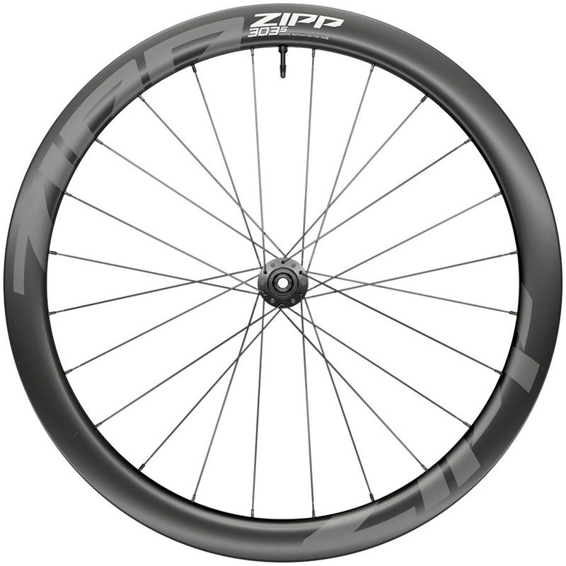 Zipp 303 S Front Wheel – 700, 12 X 100mm, Center-Lock, Tubeless, Black, A1