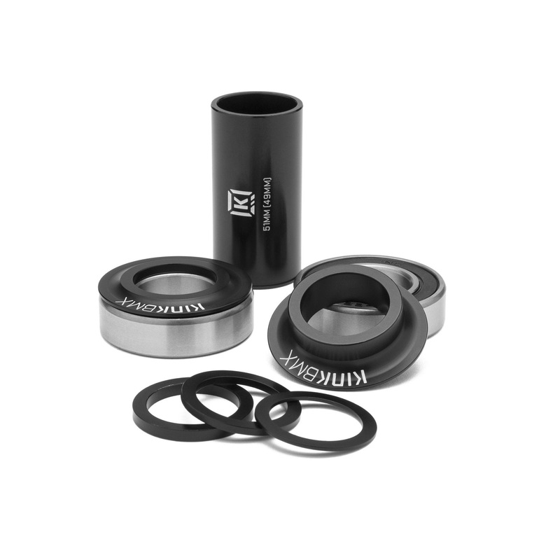 19mm Kink Mid BMX Bottom Bracket Kit – Matte Black