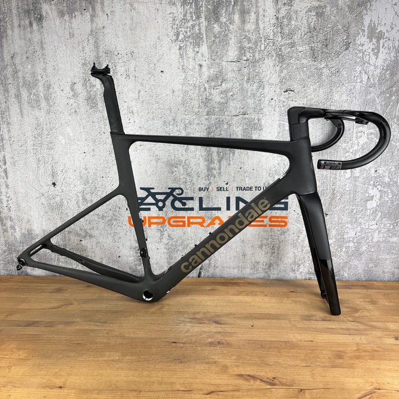 2024 Cannondale SuperSix EVO 56cm Carbon Disc Frameset 700c Smoke Black 2109g