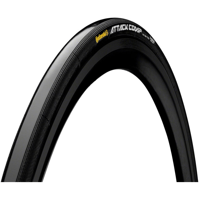 Continental Attack Comp Tire – 700 x 22 Tubular Folding BLK BLKChili Vectran Breaker