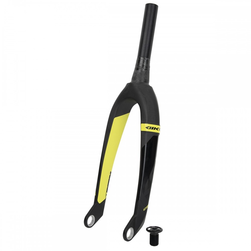 IKON Pro Tapered Carbon Forks – Black / Neon Yellow