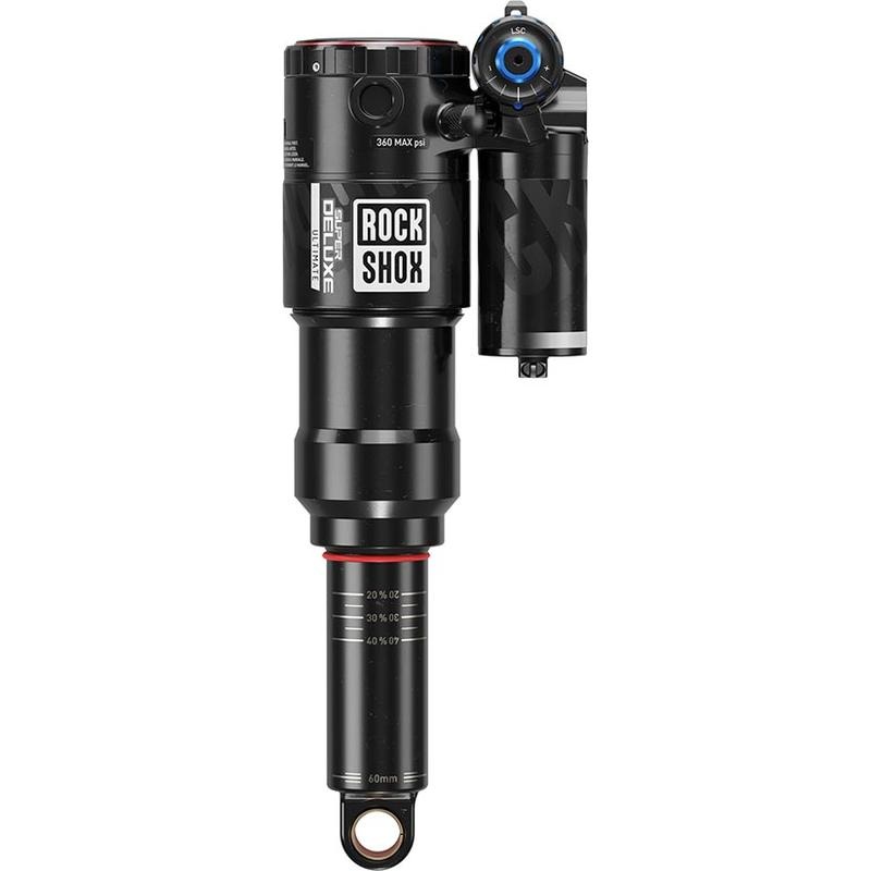 RockShox Super Deluxe Ultimate RC2T Rear Shock – 165 x 45 mm Linear Air 0 Neg/2 Pos Token Reb 55 / Comp 30 L/O4 Standard Trunnion C2
