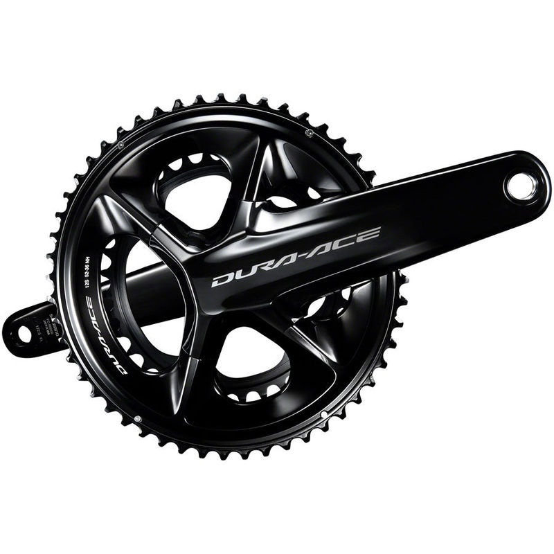 Shimano Dura-Ace FC-R9200 Crankset – 175mm, 12-Speed, 54/40t, Hollowtech II Spindle Interface, Black