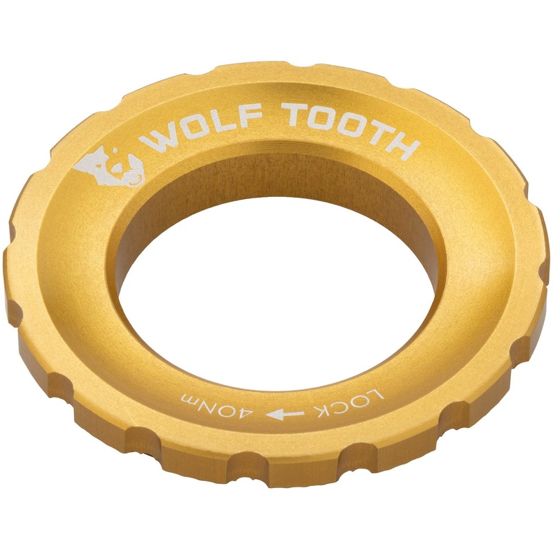 CenterLock Rotor Lockring – External Splined Gold