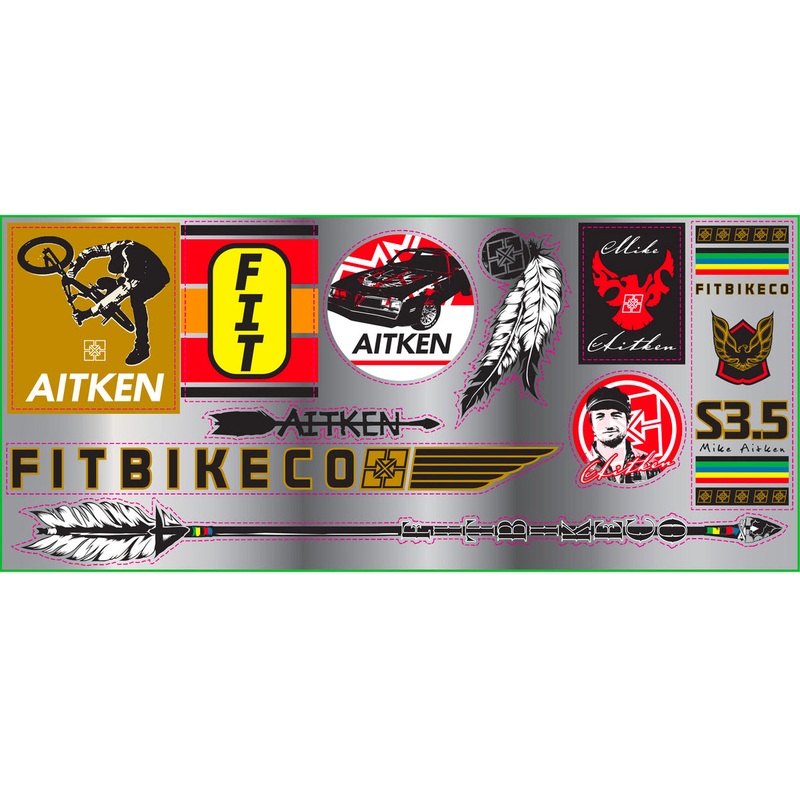 Fit Aitken Sticker Sheet
