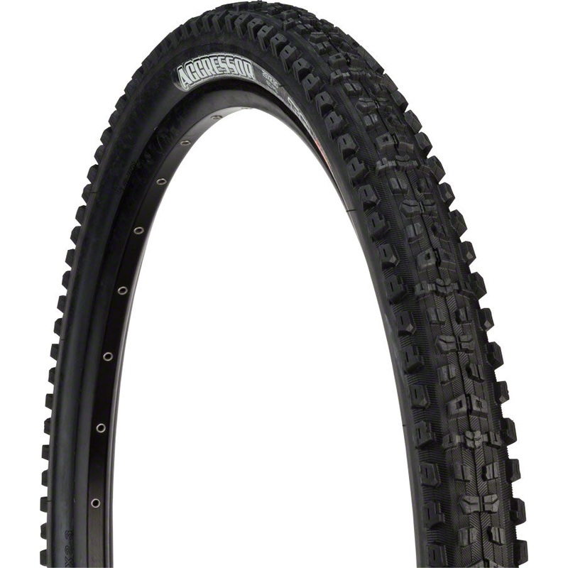 Maxxis Aggressor Tire – 29 x 2.5 Tubeless Folding Black Dual EXO Wide Trail