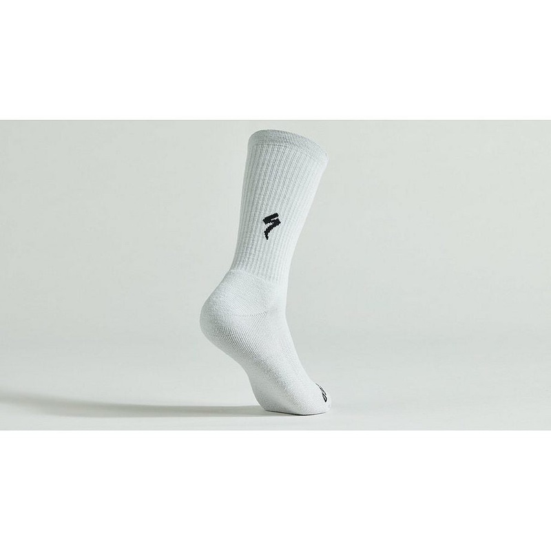Specialized merino midweight tall sock dove grey l