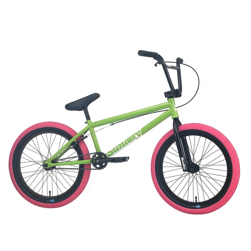 Sunday Blueprint – 20″ BMX Bike – 20.5″TT – Watermelon w/ Pink Tires *IN STORE PICK-UP ONLY*