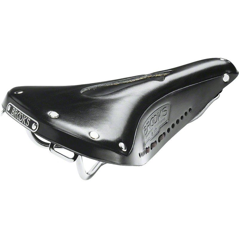 Brooks B17 Carved Saddle – Steel, Black, Men’s