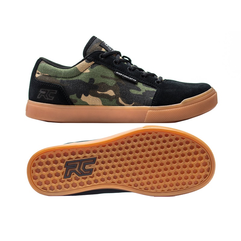 Ride Concepts Vice Flat Pedal Shoes – Camo-Black