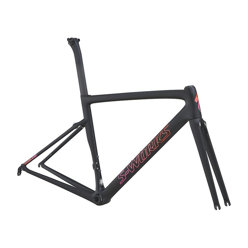 Specialized S-Works tarmac wmn sl6 frmset satin/gloss/monoblk/acid purple rkt red fade 54