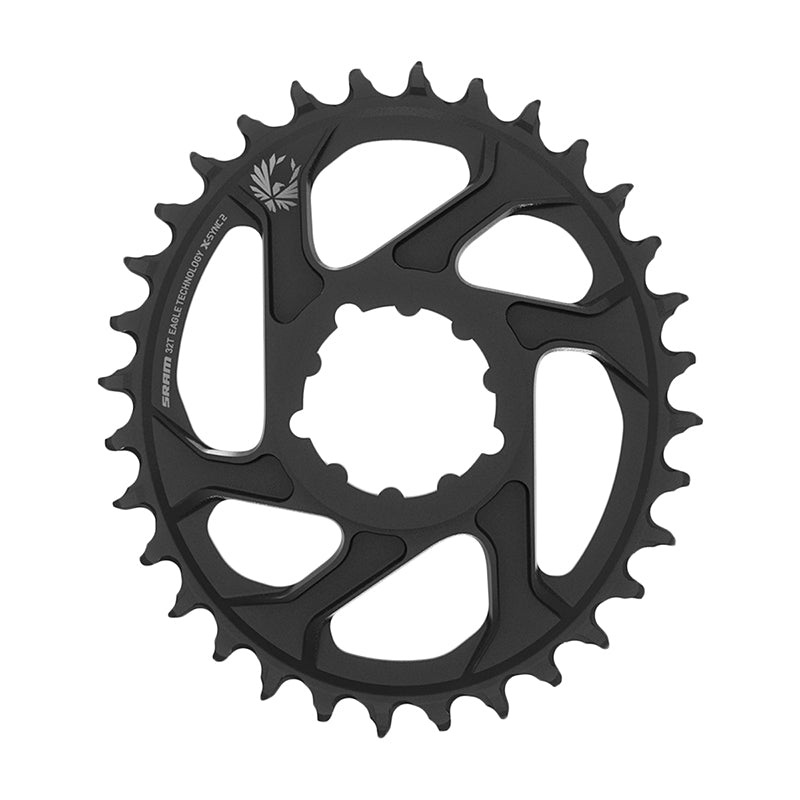 SRAM X-Sync 2 Eagle Direct Mount Oval Chainring – 32 Tooth 3mm Boost Offset 12-Speed BLK