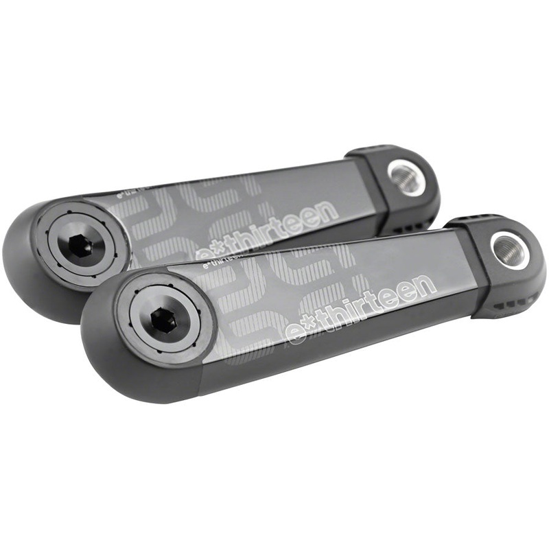 e*thirteen e*spec Race Carbon ebike Crank Arm Set – 160mm Brose S Mag Fazua Ride 50 Self Extractor BLK Carbon Fiber