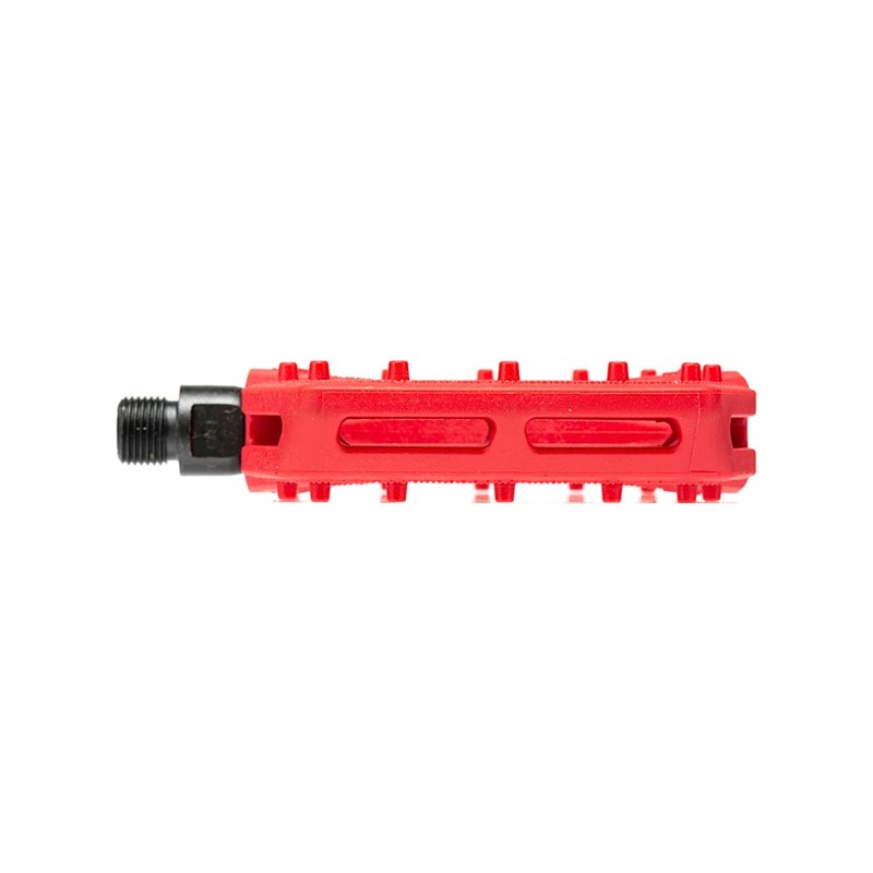 Eclat Slash Platform Pedals Body: Nylon Spindle: Cr-Mo 9/16 Red Pair