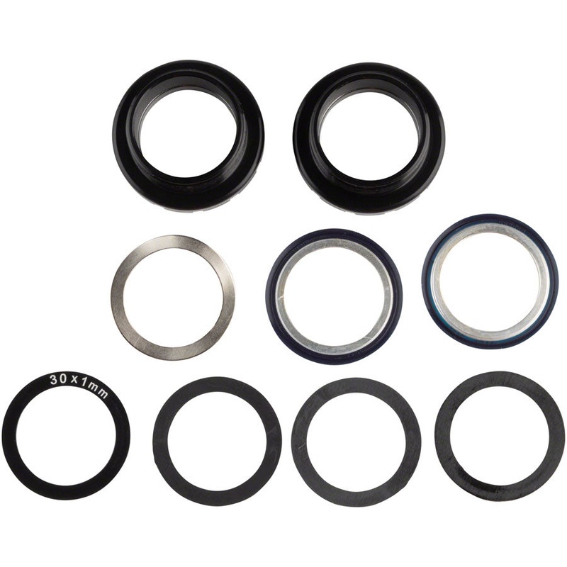 Enduro Italian Bottom Bracket – Italian Threaded, For 30mm Spindles, Angular Contact Bearings, Black