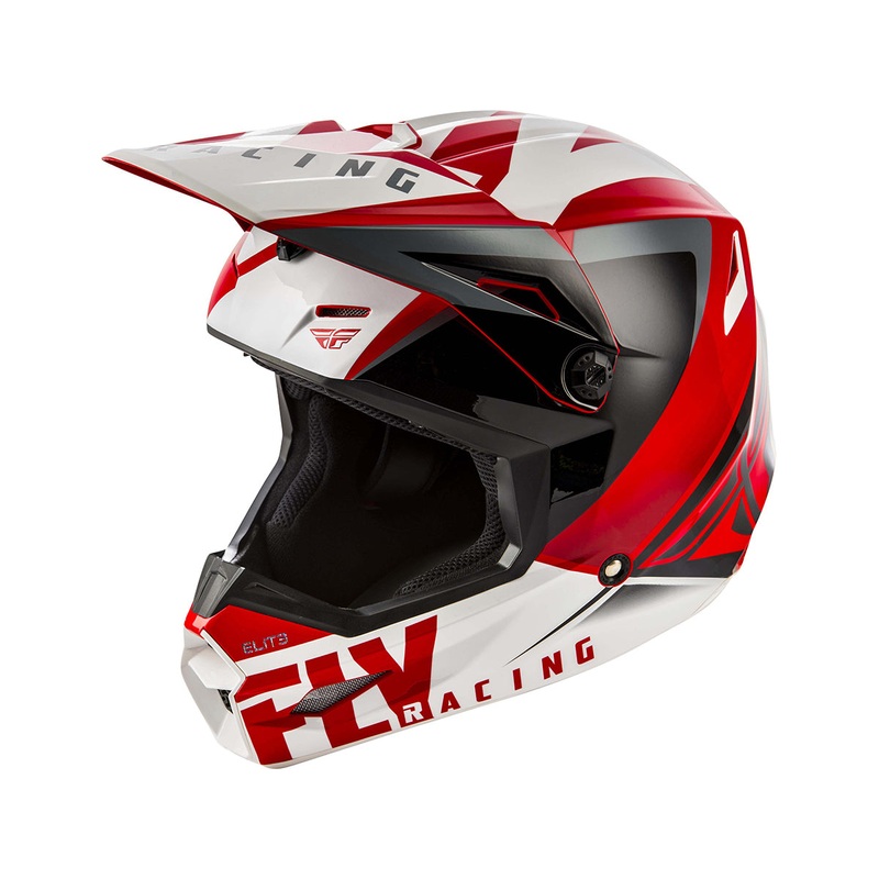 FLY RACING 2019 Elite Vigilant Helmet-Red/Back