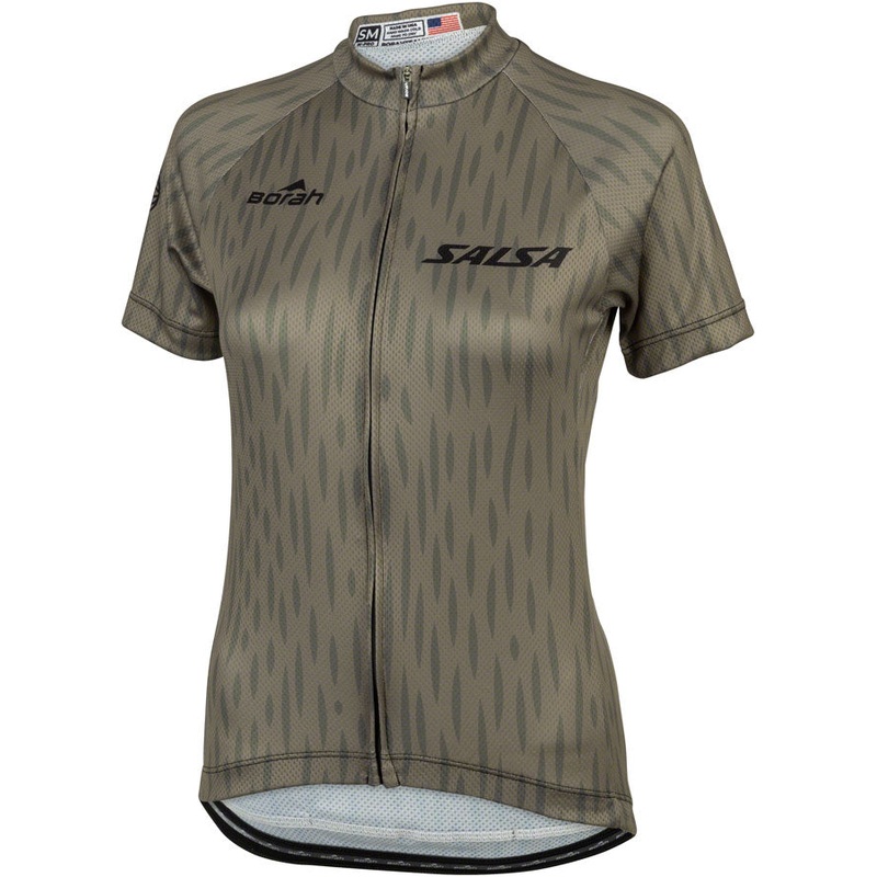 Salsa Women’s Hinterland Jersey – Small, Olive Green