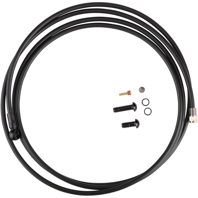 TRP Disc Brake Banjo Hose Kit – 2000 x 5.0mm, Black