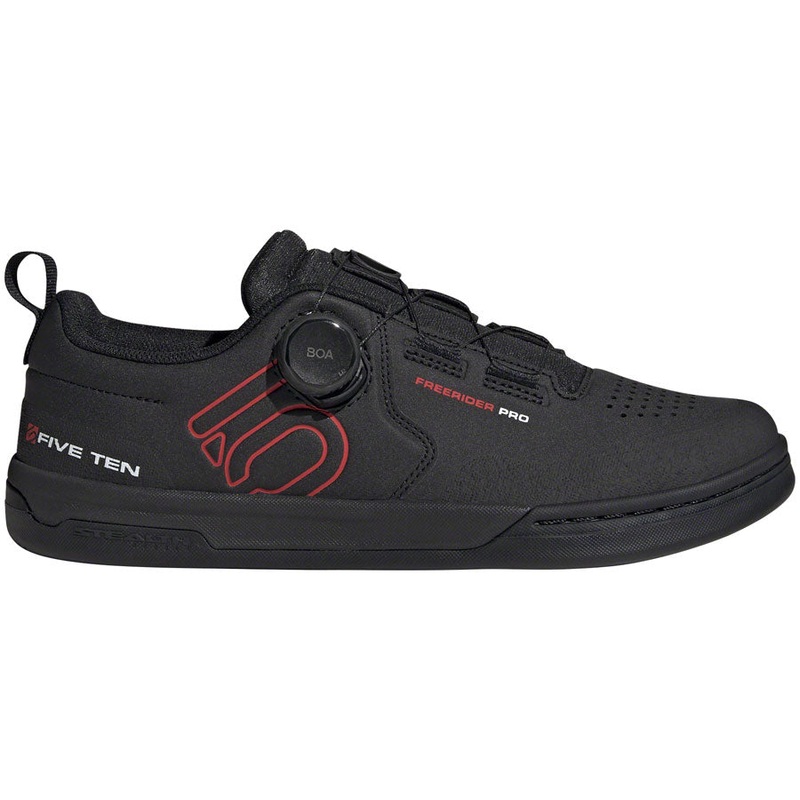 Five Ten Freerider Pro BOA Flat Shoes – Mens Core Black/Red/FTWR White 7.5