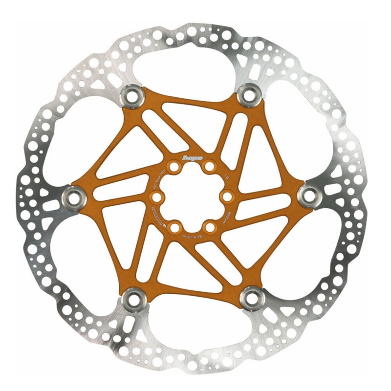 Hope Floating Disc Brake Rotor – 160mm 6-Bolt Orange