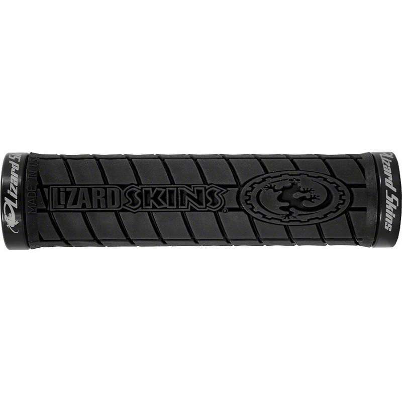Lizard Skins Logo Grips – Black, Lock-On