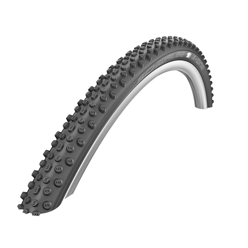 Schwalbe Gravel Tire X-One Allround Hybrid, 700x33C, Folding, Tubeless Ready, OneStar, MicroSkin, 127TPI, Black 11601006.01