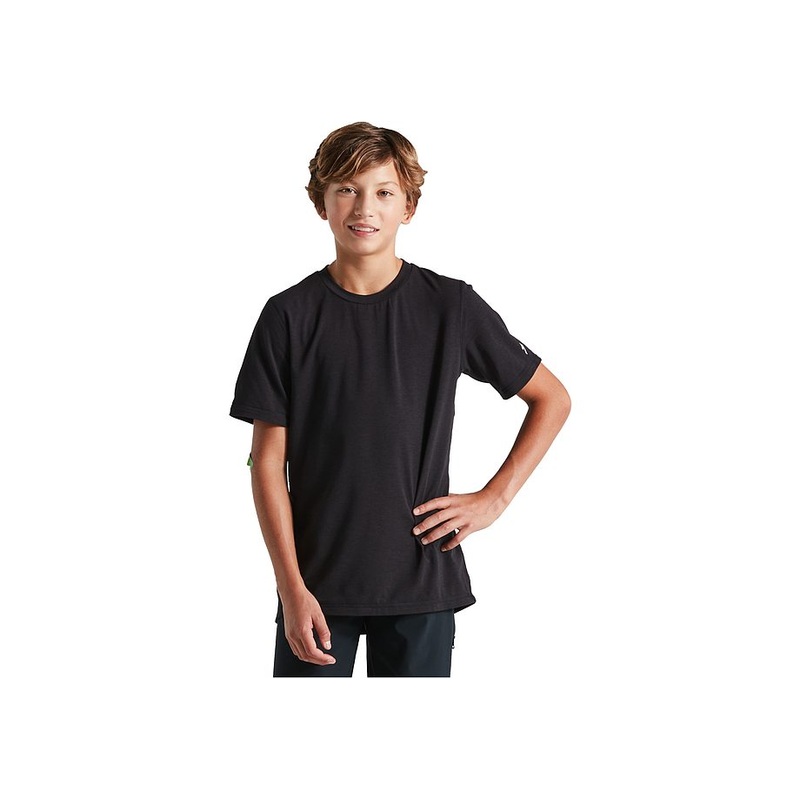 Specialized trail jersey ss yth black l