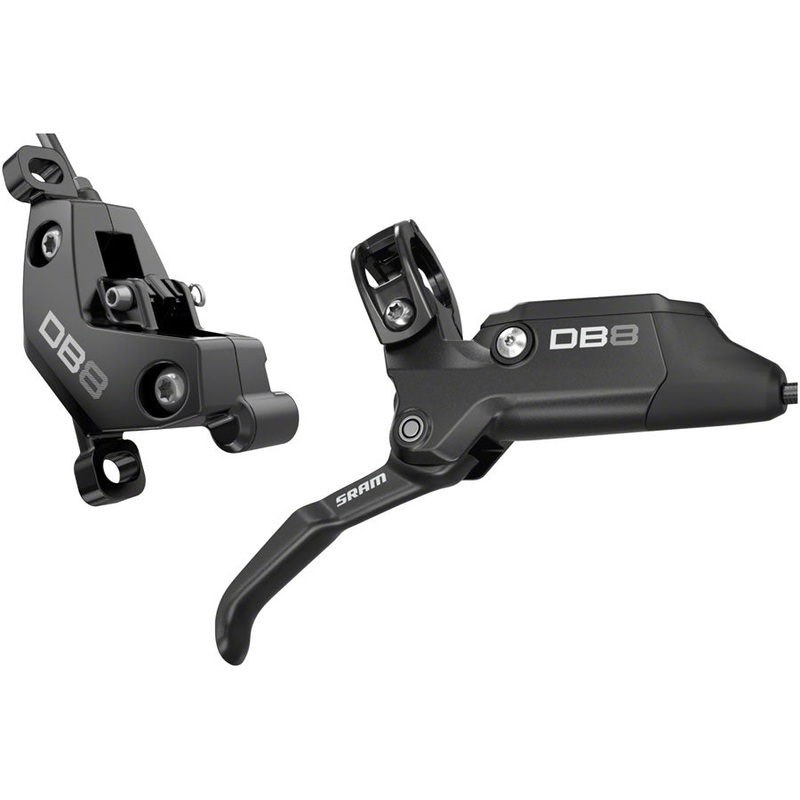 SRAM DB8 Disc Brake and Lever – Front, Mineral Oil Hydraulic, Post Mount, Diffusion Black, A1