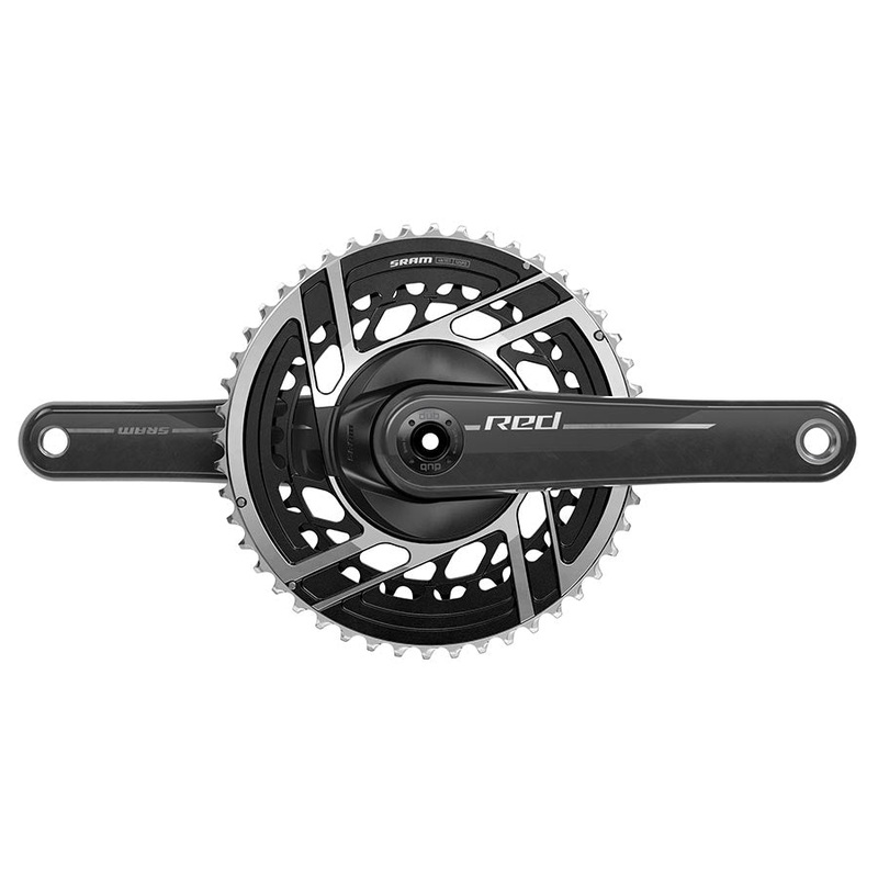 SRAM RED Crankset – 172.5mm 2x 12-Speed 48/35t 8-Bolt Direct Mount DUB Spindle Interface Natural Carbon E1