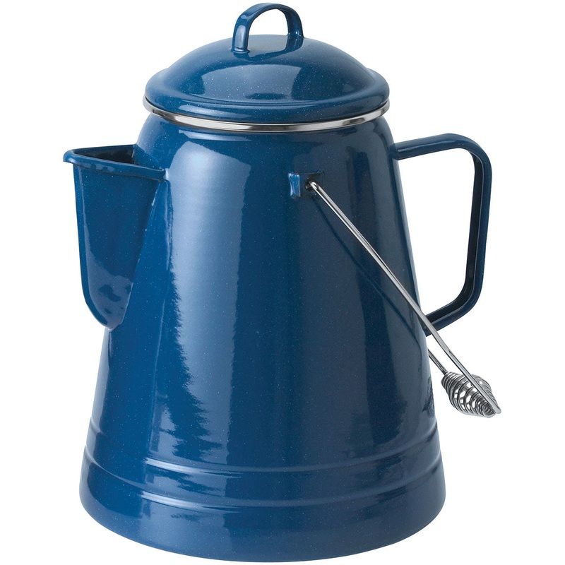 GSI Enamelware Coffee Boiler 36 Cup Blue – Perfect for Brewing Large Batch Coffee!