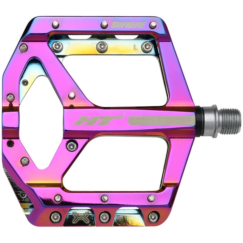 HT Components ANS10 Pedals – Platform, Aluminum, 9/16″, Oil Slick