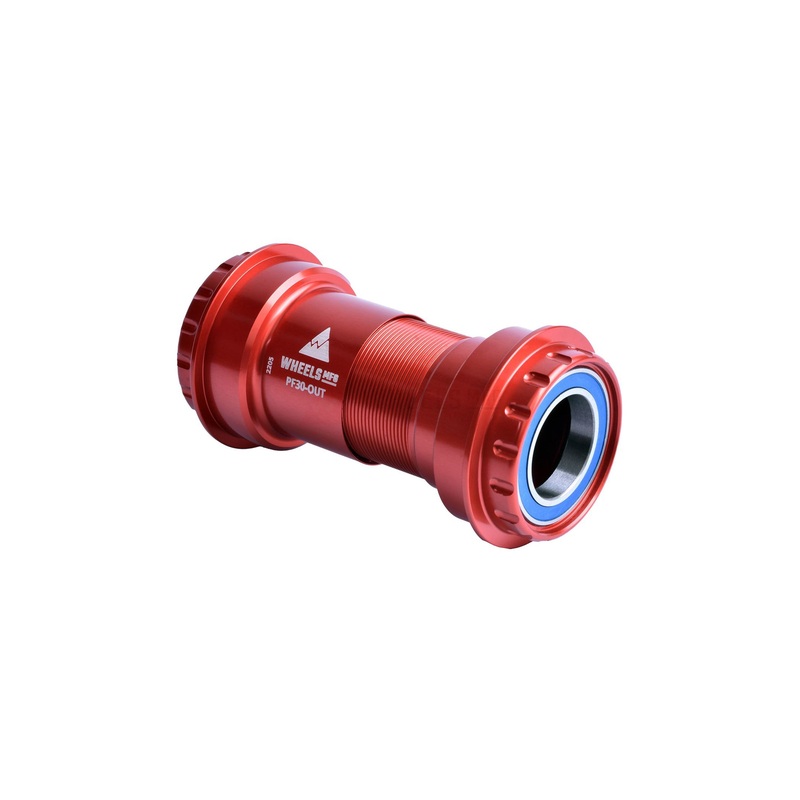 Wheels Manufacturing PF30 Outboard Thread Together Bottom Bracket for Shimano Cranks