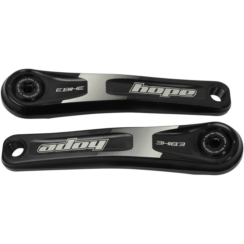 Ebike Crank Arm Set – 155mm ISIS Specialized Offset Black