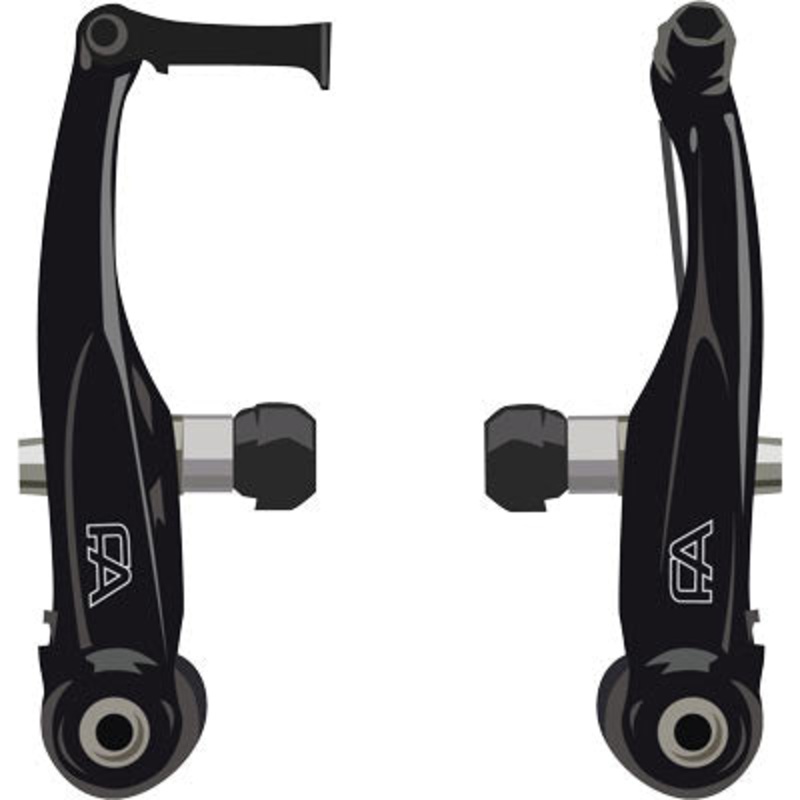 F/A Brake,**,V-Brake,Blk  Bmx Pro V-Brake Free Agent Brakes