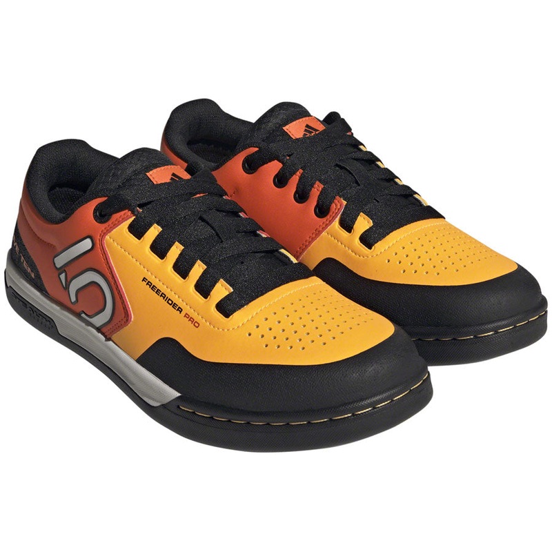 Five Ten Freerider Pro Flat Shoes – Mens Solar Gold/Ftwr White/Impact Orange 7
